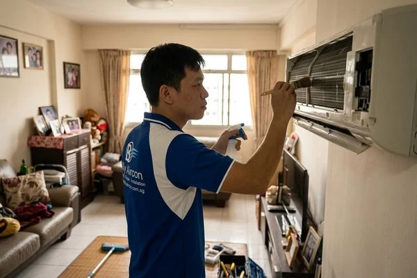 Billy Aircon service in Serangoon