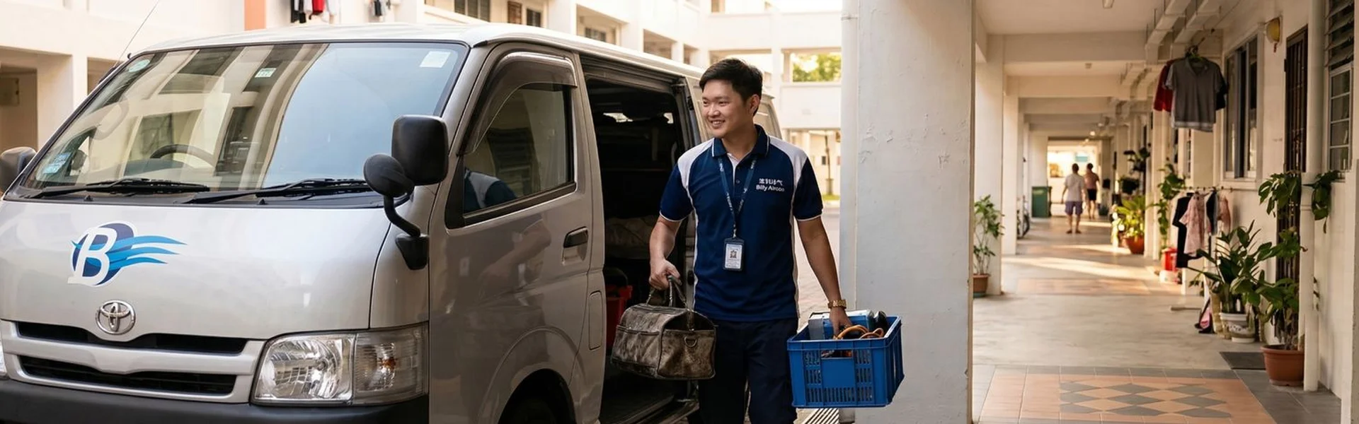 Aircon servicing in Serangoon, Singapore