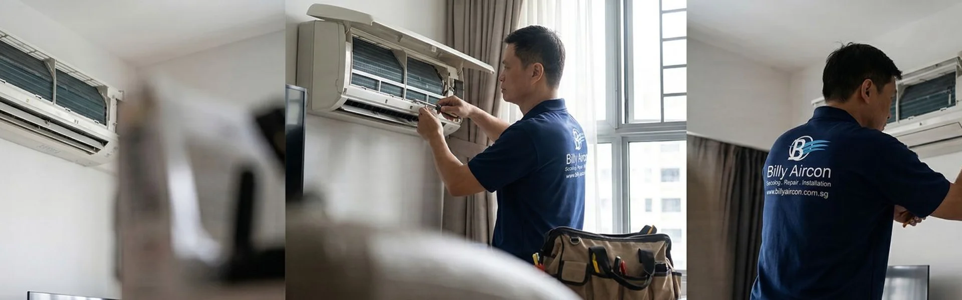 Mitsubishi aircon servicing in Singapore